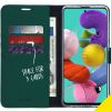 Accezz Wallet Softcase Bookcase Samsung Galaxy A51 - Groen / Grün  / Green