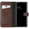Selencia Echt Lederen Bookcase Samsung Galaxy A51 - Bruin / Braun  / Brown