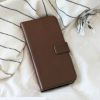 Selencia Echt Lederen Bookcase Samsung Galaxy A51 - Bruin / Braun  / Brown
