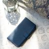 Selencia Echt Lederen Bookcase Samsung Galaxy A51 - Blauw / Blau / Blue