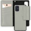 Surya 2-in-1 Uitneembare Vegan Lederen Bookcase Galaxy A51 - Grijs / Grey