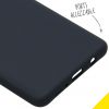 Accezz Liquid Silicone Backcover Samsung Galaxy A71 - Blauw / Blau / Blue