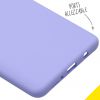 Accezz Liquid Silicone Backcover Samsung Galaxy A71 - Paars / Violett  / Purple