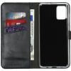 Selencia Echt Lederen Bookcase Samsung Galaxy A71 - Zwart / Schwarz / Black