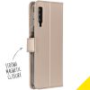 Wallet Softcase Booktype Samsung Galaxy A7 (2018) - Goud / Gold