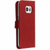 Selencia Echt Lederen Bookcase Samsung Galaxy S7 - Rood / Rot / Red