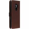 Selencia Echt Lederen Bookcase Samsung Galaxy S9 Plus