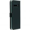 Selencia Echt Lederen Bookcase Samsung Galaxy S10 Plus - Groen / Grün  / Green