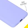 Liquid Silicone Backcover Samsung Galaxy S20 - Paars - Paars / Purple
