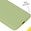 Accezz Liquid Silicone Backcover Samsung Galaxy S20 - Groen / Grün  / Green