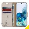 Accezz Wallet Softcase Bookcase Samsung Galaxy S20 - Goud / Gold