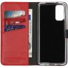 Selencia Echt Lederen Bookcase Samsung Galaxy S20 - Rood / Rot / Red