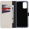 Selencia Echt Lederen Booktype Samsung Galaxy S20 Plus - Lichtgrijs / Hellgrau    / Light Gray
