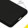 Accezz Liquid Silicone Backcover Samsung Galaxy S20 Ultra - Zwart / Schwarz / Black