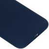 Accezz Liquid Silicone Backcover iPhone Xs / X - Blauw / Blau / Blue
