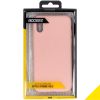 Accezz Liquid Silicone Backcover iPhone Xs / X - Roze / Rosa / Pink