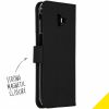 Wallet Softcase Booktype Samsung Galaxy J6 Plus - Zwart / Black