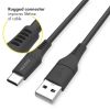 Accezz USB-C naar USB kabel - 2 meter - Zwart / Schwarz / Black