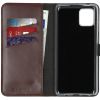 Echt Lederen Booktype Samsung Galaxy Note 10 Lite - Bruin / Brown