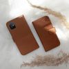Selencia Echt Lederen Bookcase Samsung Galaxy Note 10 - Lichtbruin / Hellbraun  / Light Brown