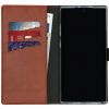 Echt Lederen Booktype Galaxy Note 10 Plus - Lichtbruin - Lichtbruin / Light Brown