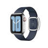 Apple Watch 38/40 mm Leren Loop HorlogeBand Donker Blauw