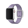 Apple Watch 38/40 mm Leren Loop HorlogeBand Paars