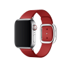 Apple Watch 38/40 mm Leren Loop HorlogeBand Rood