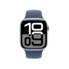 Apple Watch Series 10 | 42mm | Aluminium Case Zilver | S/M Blauw sportbandje | GPS | WiFi
