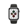 Apple Watch Series 5 | 40mm | Titanium Case Zilver | Zwart sportbandje | GPS | WiFi + 4G