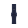 Apple Watch Series 6 | 40mm | Stainless Steel Case Goud | Deep Navy sportbandje | GPS | WiFi + 4G
