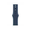 Apple Watch Series 7 | 45mm | Stainless Steel Case Grafiet | Abyss Blauw sportbandje | GPS | WiFi + 4G