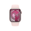 Apple Watch Series 9 | 41mm | Aluminium Case Roze | Roze sportbandje S/M | GPS | WiFi + 4G