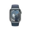 Apple Watch Series 9 | 41mm | Aluminium Case Zilver | Blauw sportbandje S/M | GPS | WiFi + 4G
