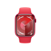 Apple Watch Series 9 | 45mm | Aluminium Case Rood | Rood sportbandje M/L | GPS | WiFi + 4G