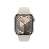 Apple Watch Series 9 | 45mm | Aluminium Case Sterrenlicht | Sterrenlicht sportbandje M/L | GPS | WiFi