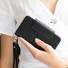 2-in-1 Uitneembare Vegan Lederen Bookcase iPhone 11 - Zwart - Zwart / Black