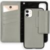 Selencia 2-in-1 Uitneembare Vegan Lederen Bookcase iPhone 11 - Grijs / Grau   / Gray
