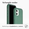 Accezz Liquid Silicone Backcover iPhone 11 - Donkergroen / Dunkelgrün  / Dark Green