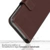 Selencia Echt Lederen Bookcase iPhone 11 Pro - Bruin / Braun  / Brown