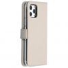 Selencia Echt Lederen Bookcase iPhone 11 Pro - Lichtgrijs / Hellgrau    / Light Gray