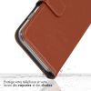 Selencia Echt Lederen Bookcase iPhone 11 Pro Max - Lichtbruin / Hellbraun  / Light Brown