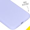 Accezz Liquid Silicone Backcover iPhone Xr - Paars / Violett  / Purple