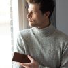 Selencia Echt Lederen Bookcase iPhone Xs - Bruin / Braun  / Brown