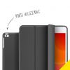 Accezz Smart Silicone Bookcase voor iPad 10.2 (2019 / 2020 / 2021) - Zwart / Schwarz / Black
