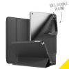 Accezz Smart Silicone Bookcase iPad 10.2 (2019 / 2020 / 2021) - Zwart / Schwarz / Black