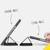 Accezz Smart Silicone Bookcase iPad 10.2 (2019 / 2020 / 2021) - Zwart / Schwarz / Black