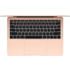 MacBook Air 13-inch | Core i5 1.6 GHz | 128 GB SSD | 8 GB RAM | Goud (2019) | Retina | Qwerty